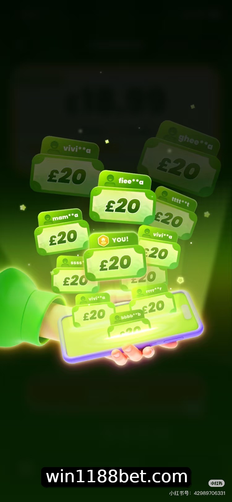 Interface do App 1188bet